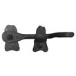 708.04 - Wrought Iron Fish Tail Cabinet Door Latch - 4"
