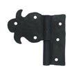 110.50R-GF - Fleur de Lis Flag Cabinet Hinge - Right Mount w/ Flush Mount Post - 2 1/8" Flag x 2 1/2" Post