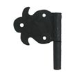 110.50R-GM - Fleur de Lis Flag Cabinet Hinge - Right Mount w/ 1/2 Mortise Post - 2 1/8" Flag x 2 1/2" Post