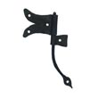 113.25R-RT - Split Tail Flag Cabinet Hinge - Right Mount w/ Handforged Rat Tail & Support Flag - 1 5/8" Flag x 5 1/8" Post