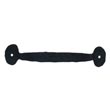 306.07 - Wrought Iron Bean End Cabinet/Drawer Pull - 7" Long - 5" Centers