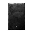 901BC - Forged Iron Blank Cover Plate - 1 Gang Blank Cover Plate - Flat Black