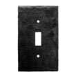 901TS - Forged Iron Switch Cover Plate - 1 Gang Toggle - Flat Black