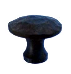 402.SM - Small Arch Profile Turned & Forged Iron Knob